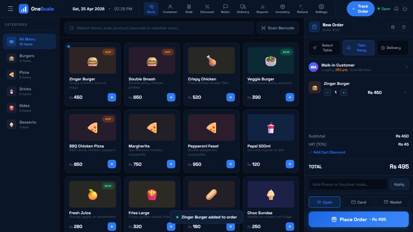 POS Dashboard Redesign